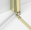 NEW TRENDY Kabina prysznicowa New Soleo Light Gold 80x80, pięciokątna, drzwi pojedyncze  K-1663
